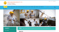 Desktop Screenshot of carehumanresource.com
