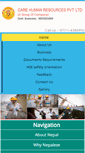 Mobile Screenshot of carehumanresource.com