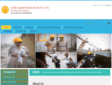 Tablet Screenshot of carehumanresource.com